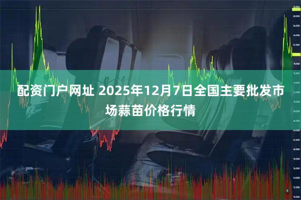 配资门户网址 2025年12月7日全国主要批发市场蒜苗价格行情