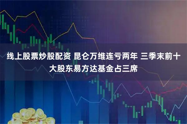 线上股票炒股配资 昆仑万维连亏两年 三季末前十大股东易方达基金占三席