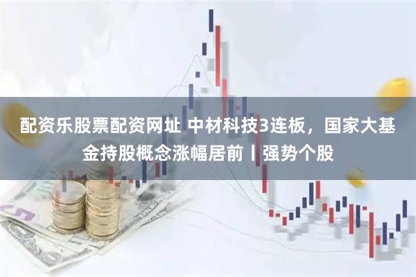 配资乐股票配资网址 中材科技3连板，国家大基金持股概念涨幅居前丨强势个股